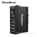 Switch Gigabit più venduto 2 Gigabit SFP 8 Porta Gigabit Ethernet Switch di rete industriale per esterni